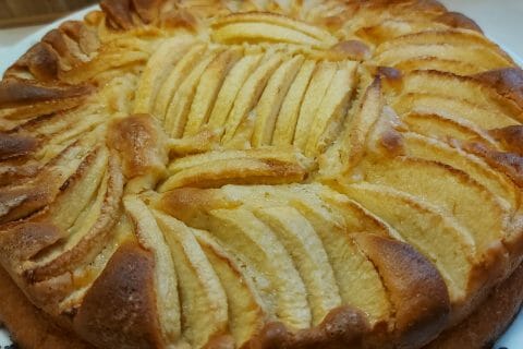 Cliquez pour zoomer ! Gâteau aux pommes et mascarpone Thermomix par mariaknight
