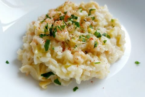 Cliquez pour zoomer ! Risotto poireaux et lardons Thermomix par mariaknight