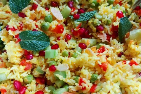 Cliquez pour zoomer ! Salade de riz arc-en-ciel Thermomix par mariaknight