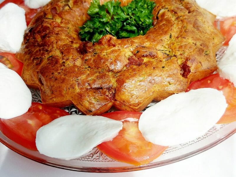 Cliquez pour zoomer ! Cake salé jambon fromage et olives Thermomix par mariaknight