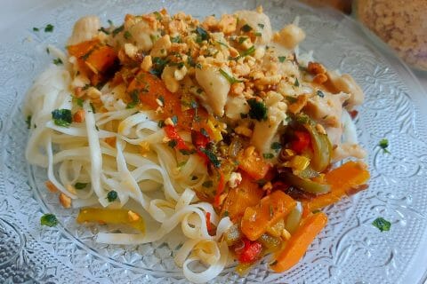 Cliquez pour zoomer ! Effiloché de poulet aux cacahuètes Thermomix par mariaknight