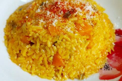 Cliquez pour zoomer ! Riz safrané aux petits légumes Thermomix par mariaknight