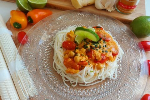 Cliquez pour zoomer ! Curry de pois chiches au lait de coco Thermomix par mariaknight