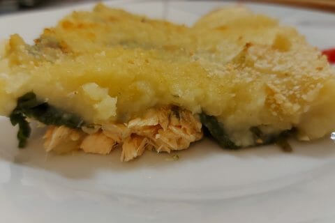 Cliquez pour zoomer ! Parmentier de saumon aux épinards Thermomix par mariaknight