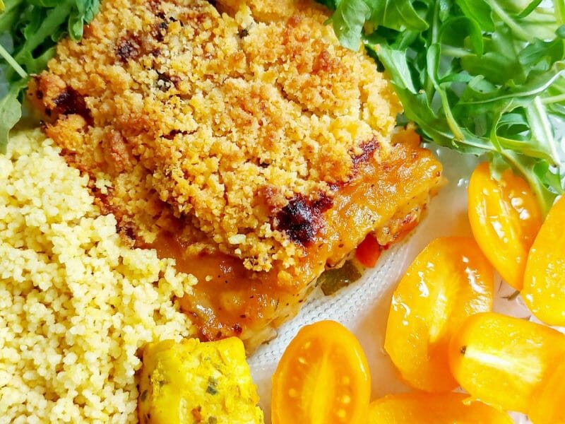 Cliquez pour zoomer ! Crumble aux légumes provençaux Thermomix par mariaknight