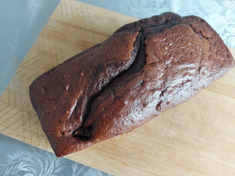 Cliquez pour zoomer ! Cake au chocolat et à la banane Thermomix par mariaknight