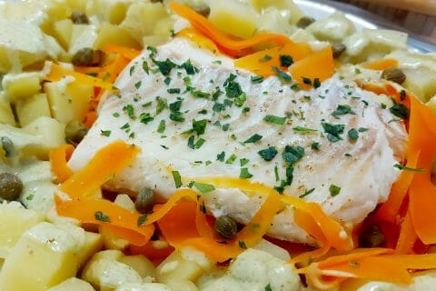 Cliquez pour zoomer ! Filet de cabillaud et sa sauce persillée Thermomix par mariaknight