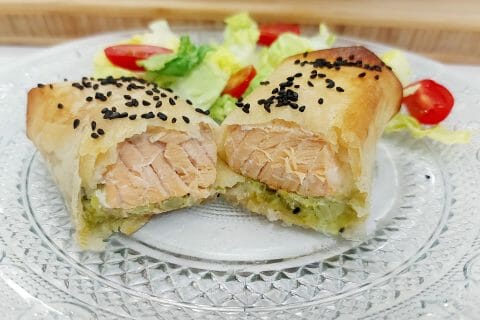 Cliquez pour zoomer ! Brick de saumon et poireaux Thermomix par mariaknight