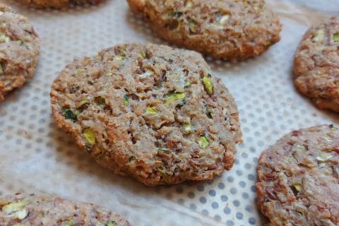 Cliquez pour zoomer ! Steaks lentilles, pois chiches, courgettes Thermomix par mariaknight