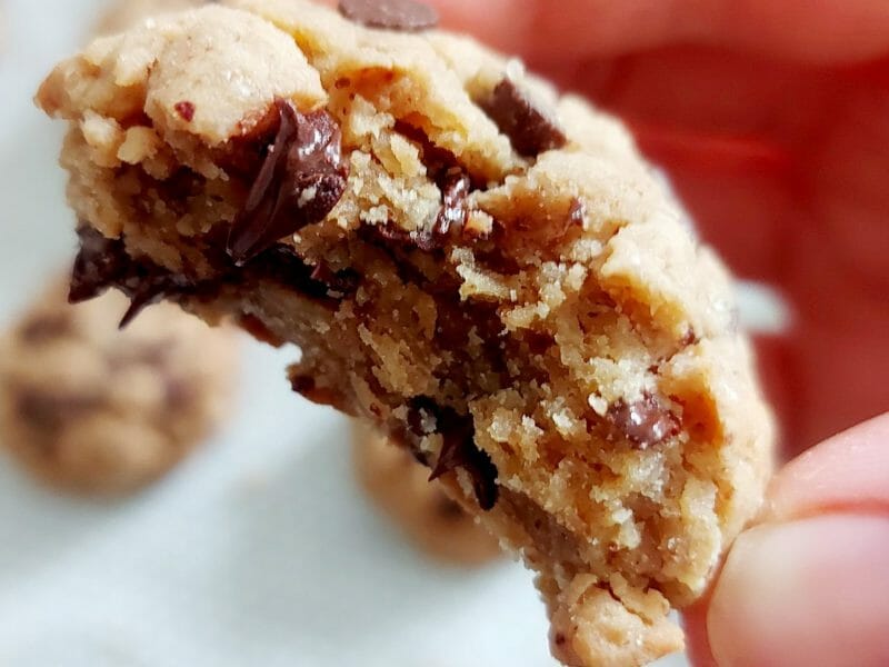 Cliquez pour zoomer ! Cookies beurre de cacahuète et pépites de chocolat Thermomix par mariaknight