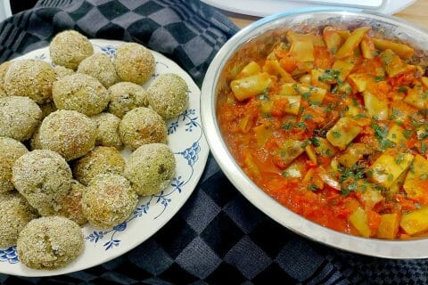 Cliquez pour zoomer ! Boulettes d’aubergines au parmesan Thermomix par mariaknight