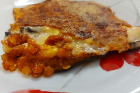 Cliquez pour zoomer ! Moussaka de lentilles corail Thermomix par mariaknight