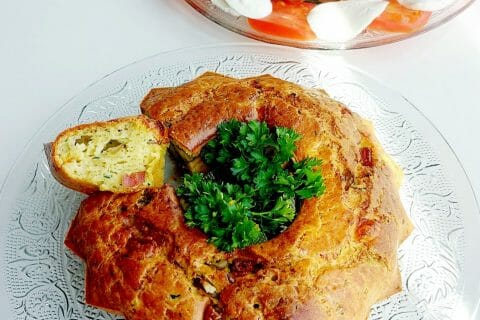 Cliquez pour zoomer ! Cake salé jambon fromage et olives Thermomix par mariaknight