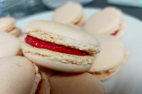Cliquez pour zoomer ! Ganache framboises pour macarons Thermomix par mariaknight