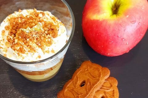 Cliquez pour zoomer ! Verrines pommes caramel et spéculoos Thermomix par mariaknight