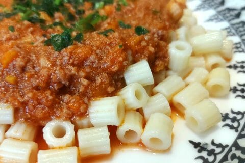 Cliquez pour zoomer ! Spaghettis bolognaise Thermomix par mariaknight