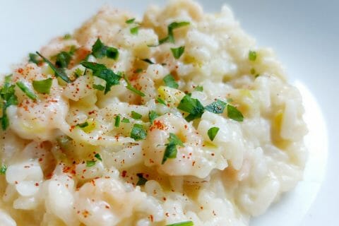 Cliquez pour zoomer ! Risotto poireaux et lardons Thermomix par mariaknight