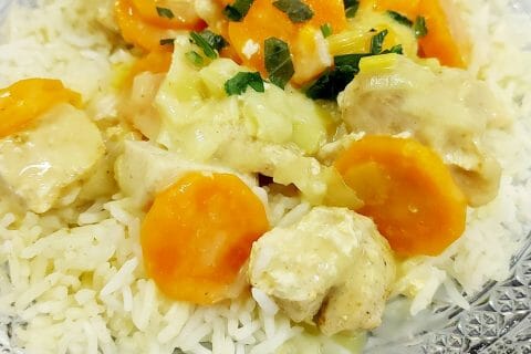 Cliquez pour zoomer ! Blancs de poulet sauce moutarde et curry Thermomix par mariaknight