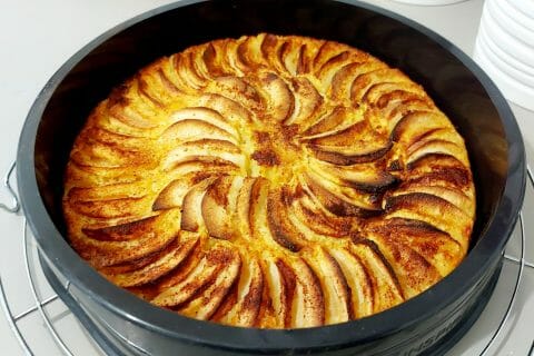 Cliquez pour zoomer ! Tarte aux pommes sans pâte Thermomix par mariaknight