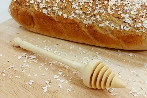 Cliquez pour zoomer ! Pain aux flocons d’avoine et au miel Thermomix par mariaknight