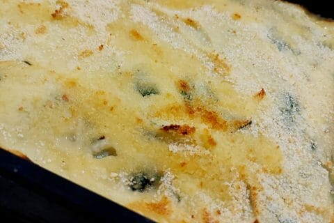 Cliquez pour zoomer ! Parmentier de saumon aux épinards Thermomix par mariaknight