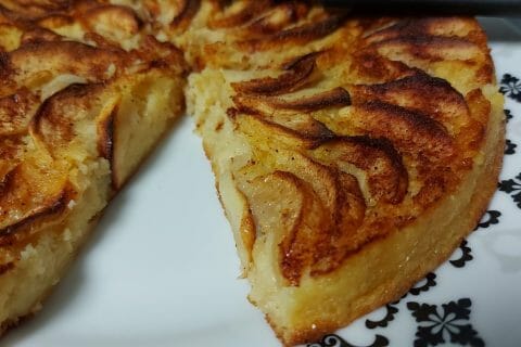 Cliquez pour zoomer ! Tarte aux pommes sans pâte Thermomix par mariaknight
