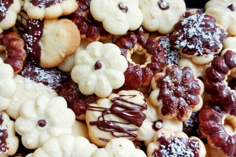 Cliquez pour zoomer ! Sablés à la presse à biscuits Thermomix par mariaknight