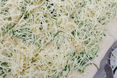 Cliquez pour zoomer ! Pain à l’ail, persil et mozzarella Thermomix par mariaknight