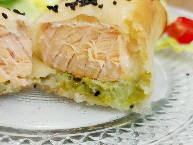 Cliquez pour zoomer ! Brick de saumon et poireaux Thermomix par mariaknight