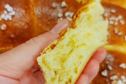 Cliquez pour zoomer ! Brioche moelleuse aux jaunes d’oeufs Thermomix par mariaknight