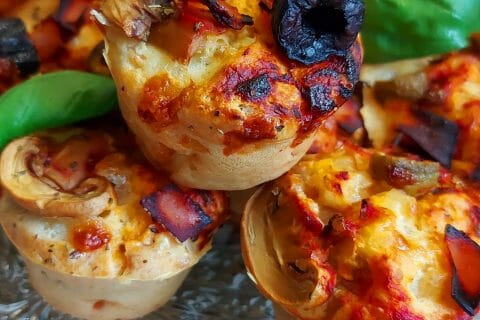 Cliquez pour zoomer ! Muffins salés façon pizza Thermomix par mariaknight