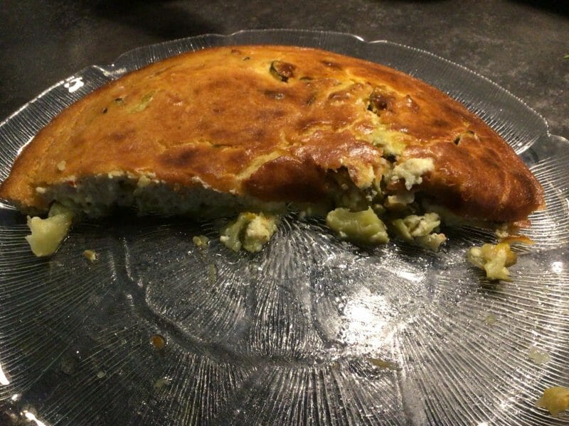 Cliquez pour zoomer ! Clafoutis courgettes et feta Thermomix par sosnp