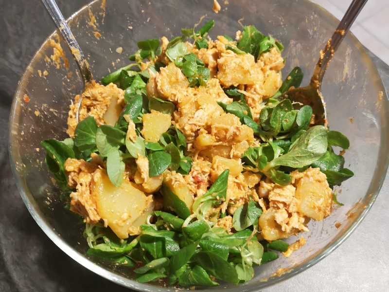 Cliquez pour zoomer ! Salade de poulet au pesto rosso Thermomix par paillette51