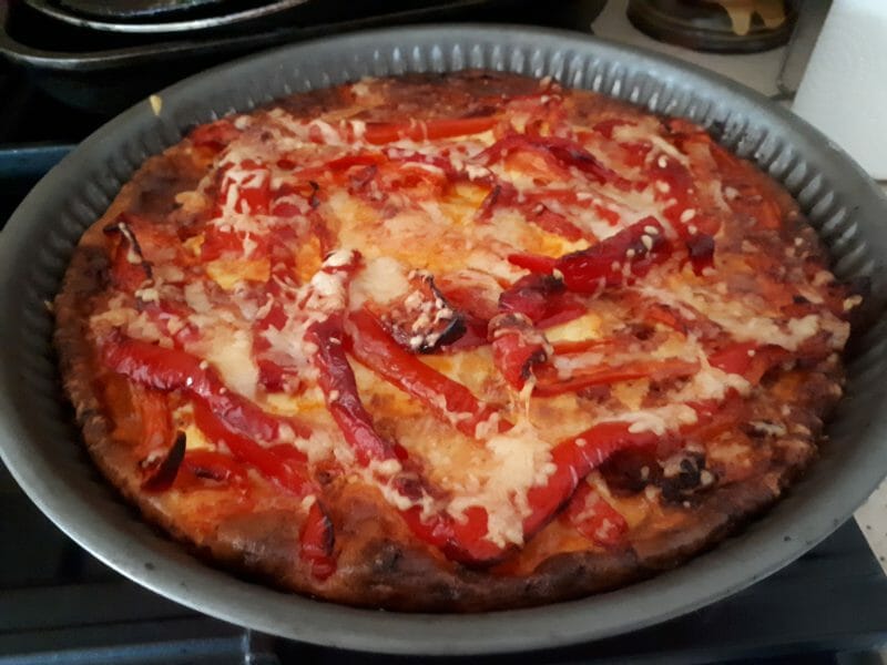 Cliquez pour zoomer ! Quiche poivrons et chorizo Thermomix par patatou