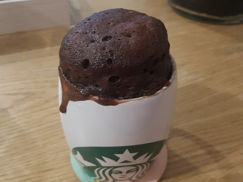 Cliquez pour zoomer ! Mug cake poires chocolat Thermomix par misscoquelicot