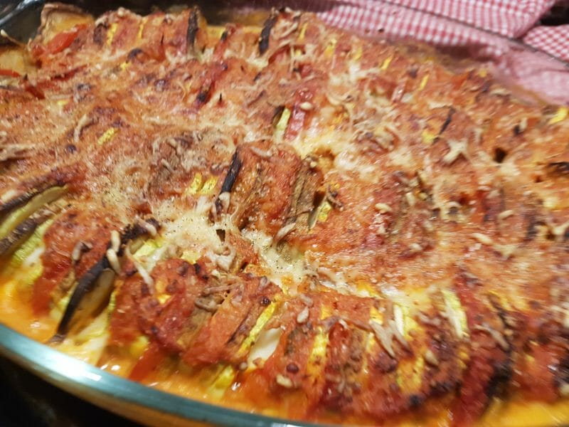 Cliquez pour zoomer ! Tian de légumes et mozarella Thermomix par misscoquelicot