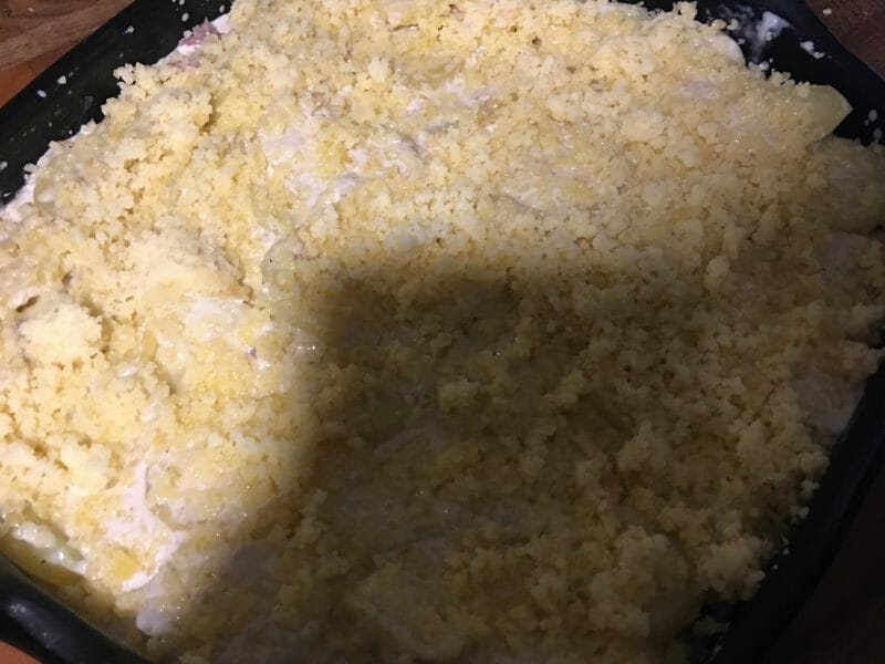 Cliquez pour zoomer ! Gratin dauphinois au confit de canard Thermomix par Yune29