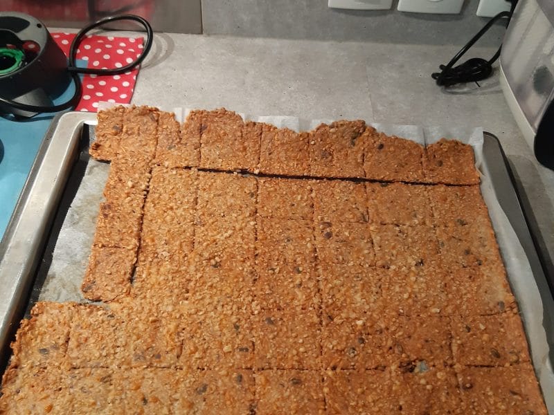 Cliquez pour zoomer ! Crackers salés à l’emmental et aux graines Thermomix par atableavecmonrobot2007