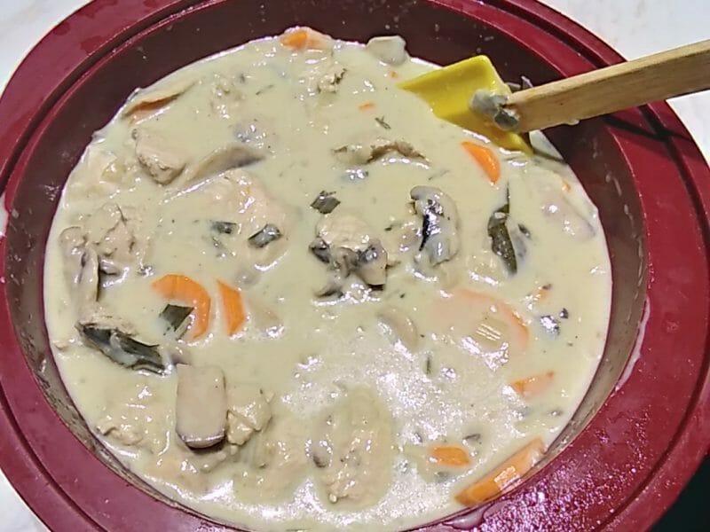 Cliquez pour zoomer ! Blanquette de dinde au bleu d’auvergne Thermomix par sev34290