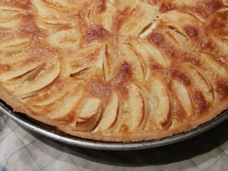 Cliquez pour zoomer ! Tarte normande aux pommes Thermomix par sev34290