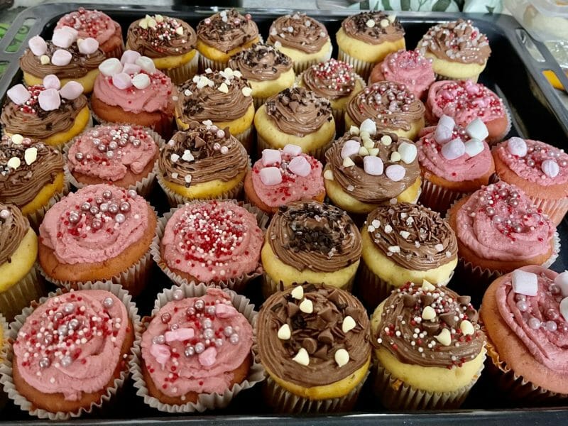 Cliquez pour zoomer ! Cupcakes à la framboise Thermomix par eleonorede