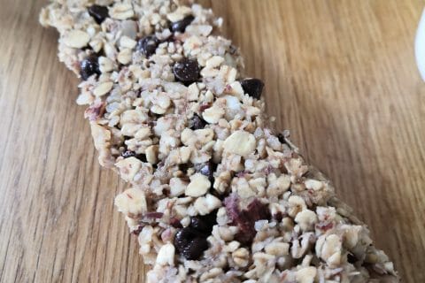 Cliquez pour zoomer ! Barres de céréales à l’avoine, noisettes, banane et chocolat Thermomix par ms0812