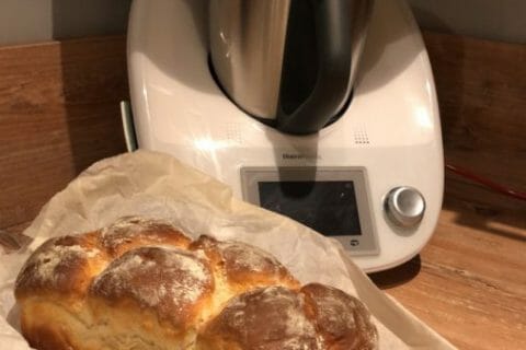 Cliquez pour zoomer ! Brioche sans beurre, sans oeufs Thermomix par Manon