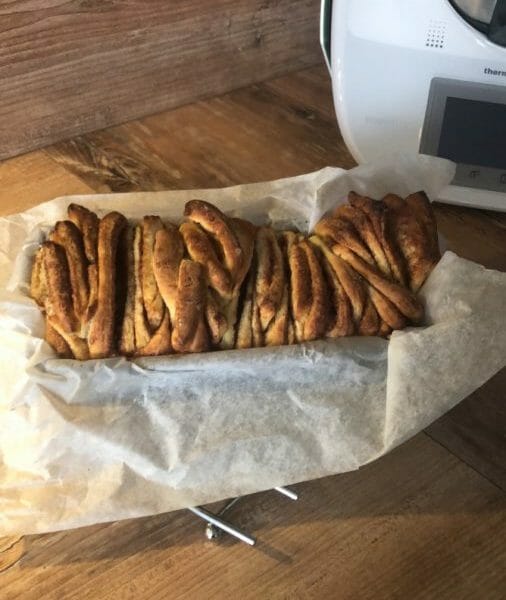 Cliquez pour zoomer ! Brioche à effeuiller à la cannelle Thermomix par Manon