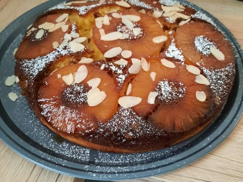 Cliquez pour zoomer ! Gâteau renversé à l’ananas Thermomix par cyssou1018