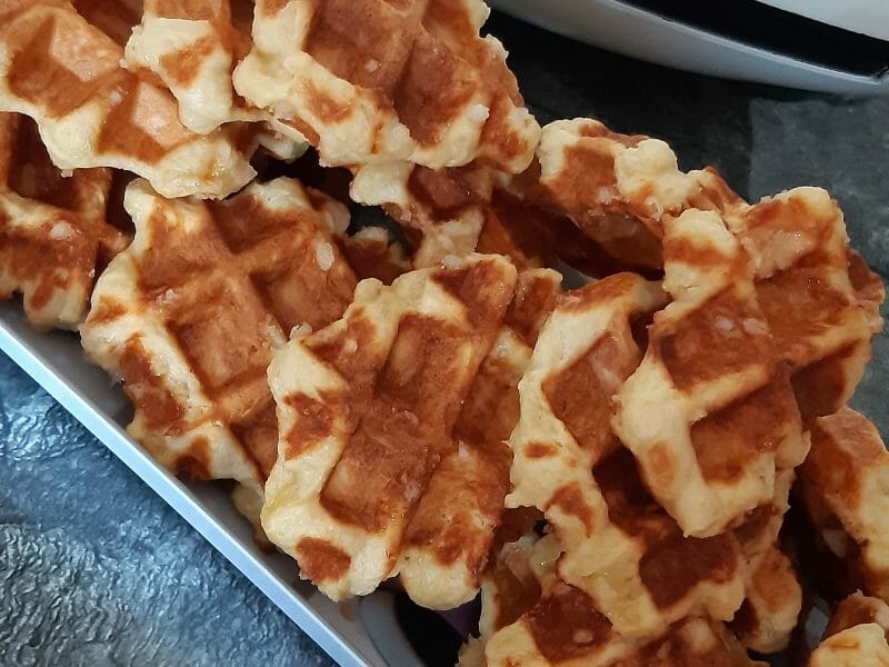 Cliquez pour zoomer ! Gaufres Liégeoises Thermomix par nathdu16