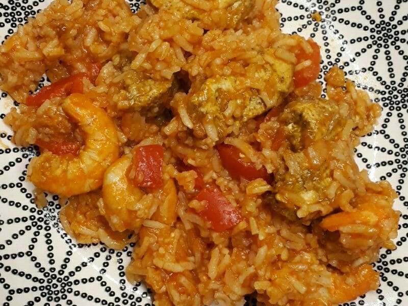 Cliquez pour zoomer ! Jambalaya Thermomix par nathdu16