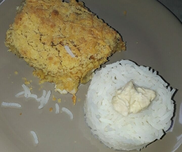 Cliquez pour zoomer ! Crumble poulet, courgettes et parmesan Thermomix par nathdu16