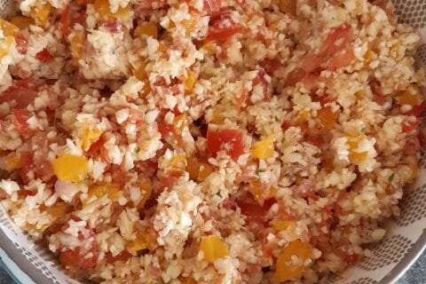 Cliquez pour zoomer ! Taboulé de chou-fleur au Thermomix