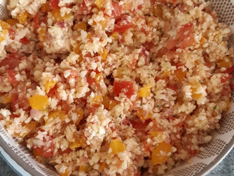 Cliquez pour zoomer ! Taboulé de chou-fleur Thermomix par nathdu16